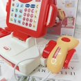 thumbnail image 4 of Cash Register Toy Simulated: Cashier Playset Supermarket Checkout Toy with Light, 4 of 10