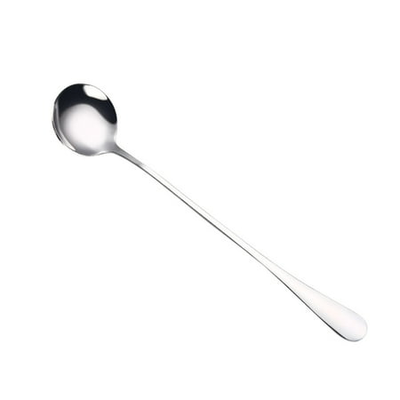 

Corashan Tableware Colorful Spoon Long Handle Spoons Flatware Coffee Drinking Tools Kitchen Gadget