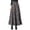 A-Dark Gray67, variant on Women's Plaid Wool Blend Skirt Maxi A-Line High Waisted Bottom Warm Winter Casual Skirts