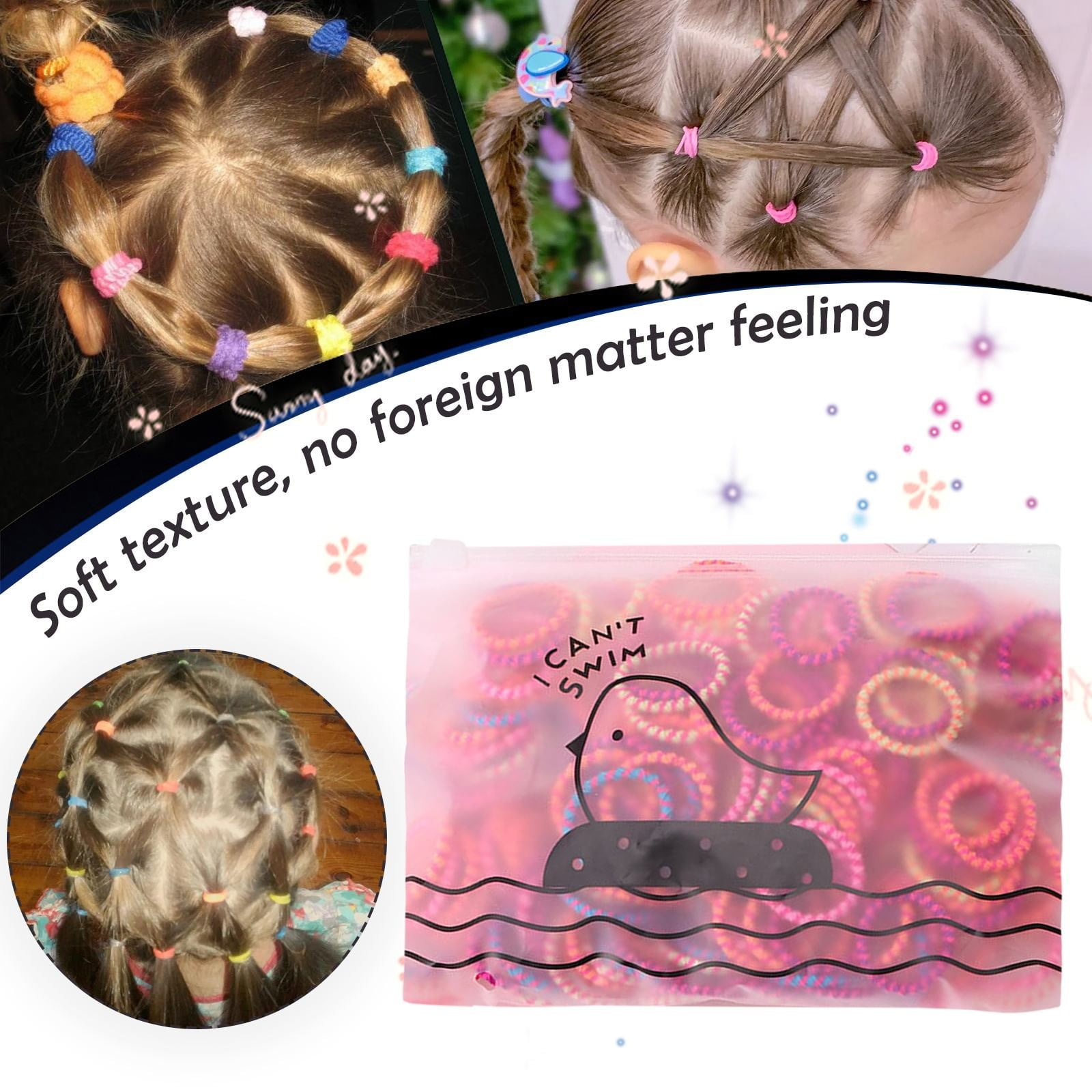 The Hair Tie Hair Ponytail Holder Scarf Scrunchies for Women Hair Loops Elastic Big Hair Ties Elastic Bands Hair Holder Organizer for Women Scrunchies with Scarf Tails Elastic Hair Ties Ribbon Hair