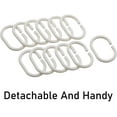 thumbnail image 6 of Coolnut Bath Shower Curtain Liners Christmas Advent Calendar 60x72in Polyester Waterproof with 12 Curtain Hooks Bathroom Accessories Decoration, 6 of 6