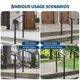 thumbnail image 2 of QinaQin Barandal exterior, kit de pasamanos de hierro para escalera con ángulo ajustable, pasamanos metálico resistente para pisos de concreto, madera, cemento o mármol, 2 of 7