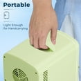 thumbnail image 7 of 4L/6 Cans Mini Fridge without Freezer,Portable Compact Refrigerator for Makeup Skin Care,Cooler and Warmer 2 Mode for Bedroom,Car,Office Dorm,Small Cooler for Drink/Cosmetics/Beverage/Wine - Green, 7 of 7