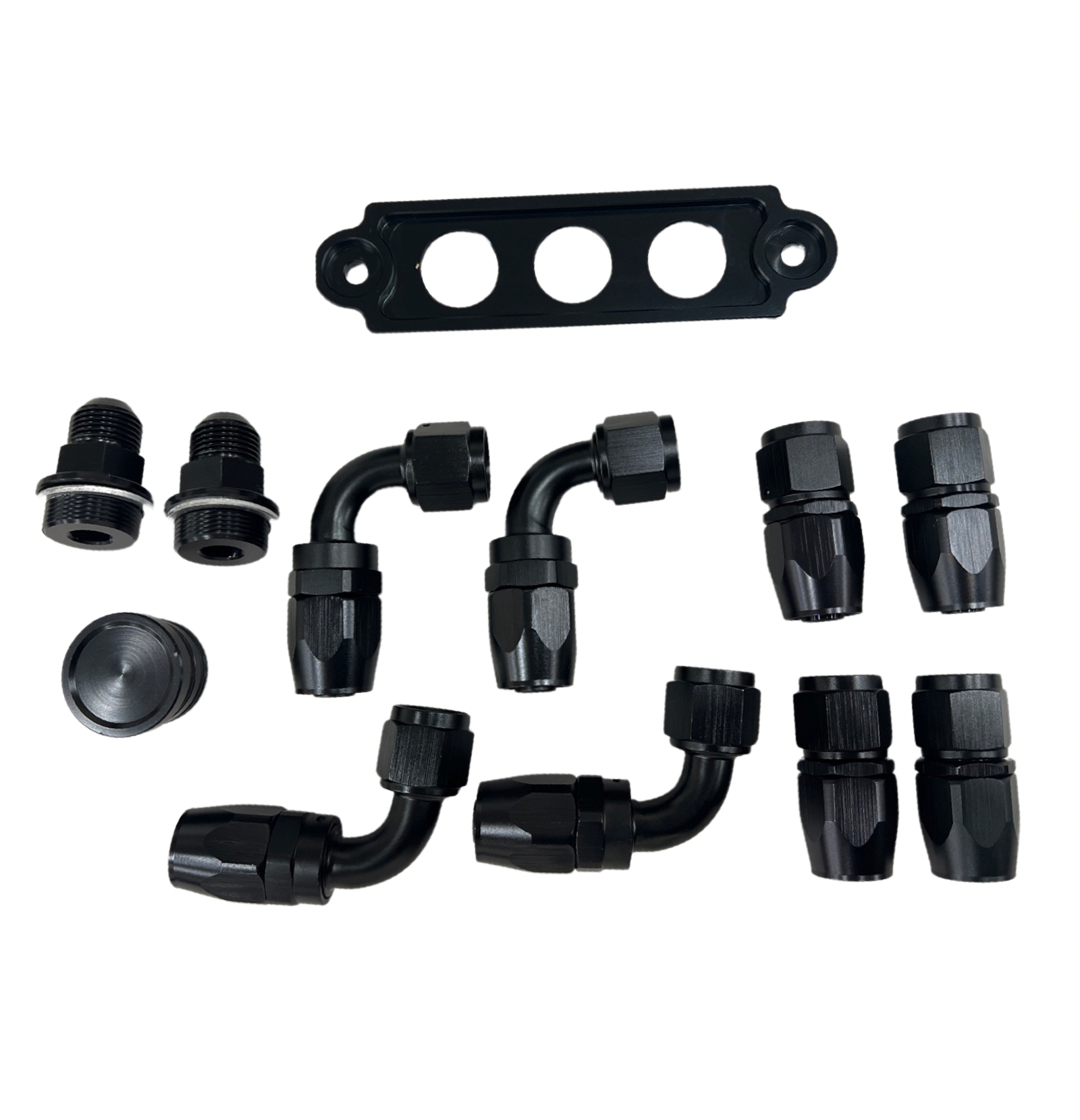 Pro Series Baffled Oil Catch Can For Honda Civic / Acura Integra | 4 Port 10AN Hoses