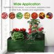 thumbnail image 2 of Nvzi Bolsa de cultivo elevada de plástico de 23 galones para plantas, con 4 rejillas divisorias, macetas cuadradas para tomates, verduras y flores, paquete de 2 unidades., 2 of 5