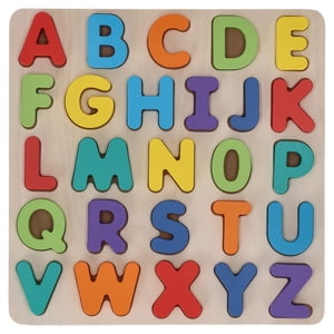 Spark Create Imagine Wooden Alphabet Puzzle, 27 Pieces