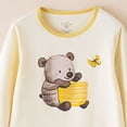 thumbnail image 7 of NIEWTR Toddler Long Sleeve Pajamas Set 2PC Outfits Soft Pullover and Elastic Waist Long Pants Breathable for Girl Girl 2T-5T(A-Beige,9-10 Years), 7 of 7