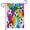 Multicolor 4, variant on ADECORIVY Watercolor Soccer Welcome Garden Flag 12x18 Inch Double Sided Outside Porch Decoration Yard Flag