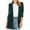 Green, variant on Lindreshi Womens Blazers on Clearance Fashion Womens Button Winter Turndown Collar Solid Long Sleeve Outerwear