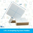 thumbnail image 5 of Flipside Products Two-Sided (3/8" Graph/Blank) Rectangular Dry Erase Graphing Paddles, Class Pack of 12, 5 of 5