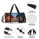 thumbnail image 4 of Fotbe Red And Blue Fire Cloud Dragon Bolsa Deportiva de Lona Plegable con Estampado, Bolsa de Gimnasio con Bolsillo Seco/Húmedo, Bolsa de Viaje Ultraligera de Gran Capacidad, 4 of 6