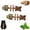 2pcs Catnip +Silvervine, variant on Catnip and Silvervine Chew Toy, Fish Bone Cat Dental Chew for Teething, Interactive Play and Daily Enrichment