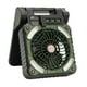 thumbnail image 3 of Ventilador de Camping con linterna LED, ventilador para tienda, ventilador con iluminación LED con energía Solar, ventilador de escritorio para acampa Verde, 3 of 7