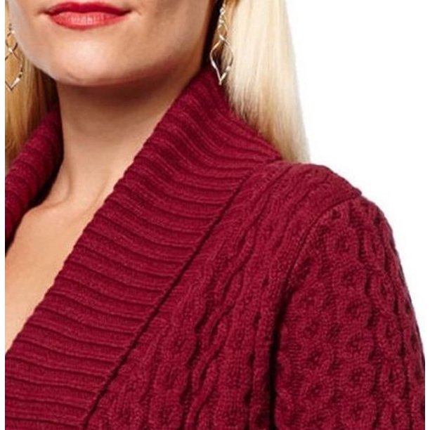 Leo & hotsell nicole cable cardigan