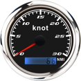 thumbnail image 2 of LOVIVER 85Mm 30 Knots Stainless Speedometer Waterproof Digital Chrome Indicator, 2 of 8