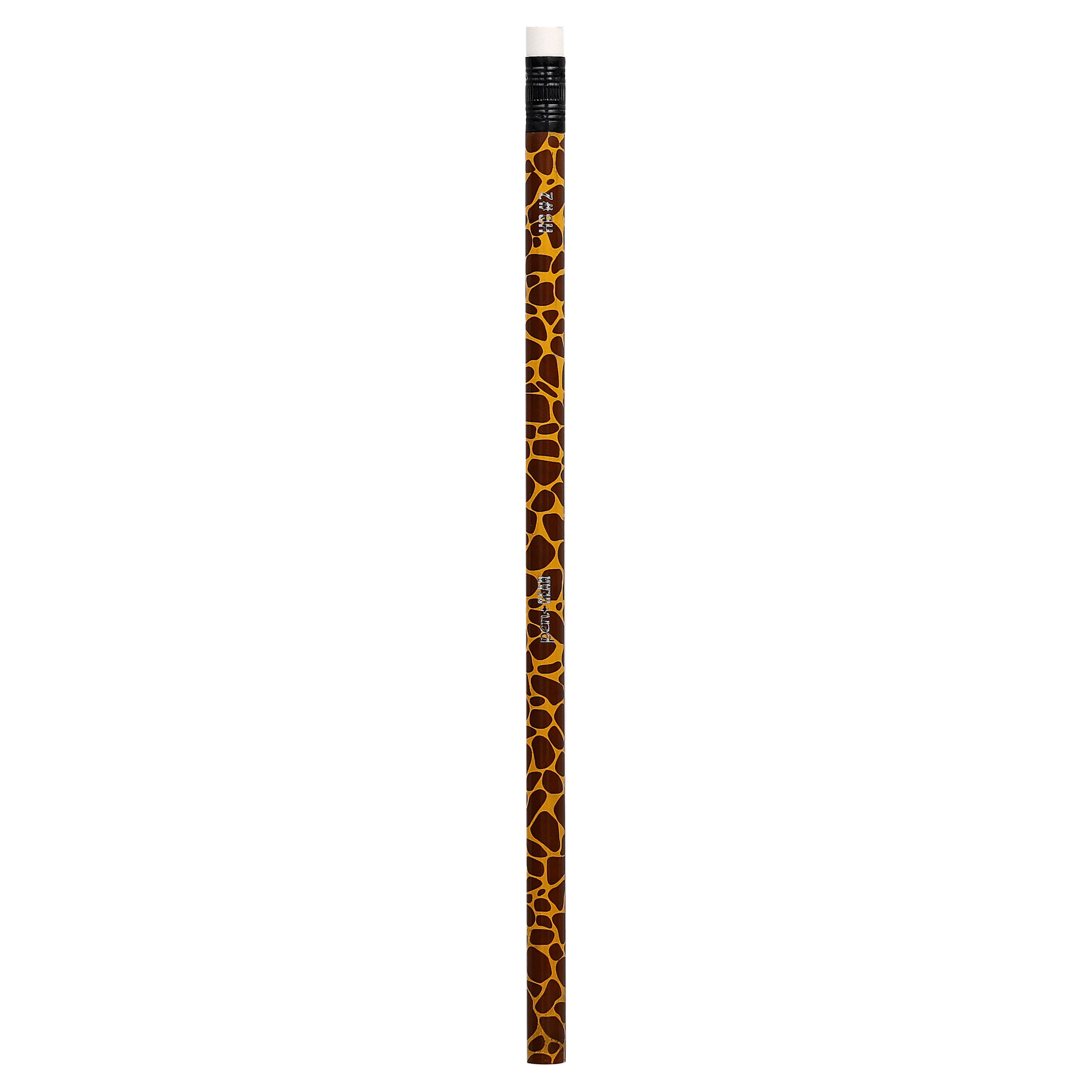 Lápices de Madera Pen+Gear con Estampado Animal, #2 HB, Multicolor, 12 Piezas 3