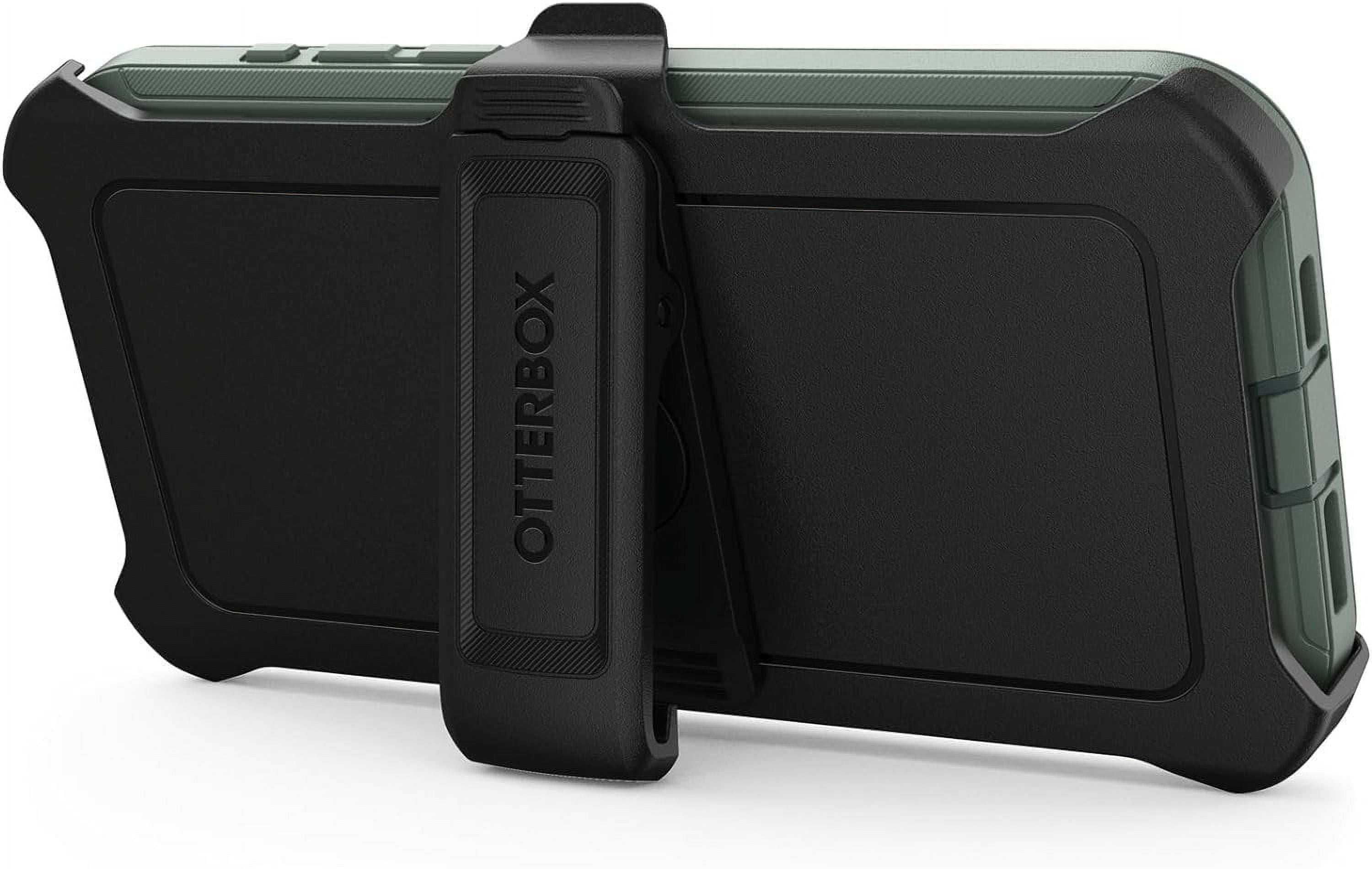 OtterBox iPhone 15 Pro Max Only - Defender Series Case - Forest Ranger Green - Screenless - Rugged & Durable - with Port Protection - Holster Clip includes - Non-Retail Packaging