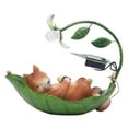 thumbnail image 2 of Lámpara decorativa de jardín con luz solar y forma de árbol verde. Ideal para decorar interiores, dormitorios, oficinas, regalos de inauguración de la casa., 2 of 8