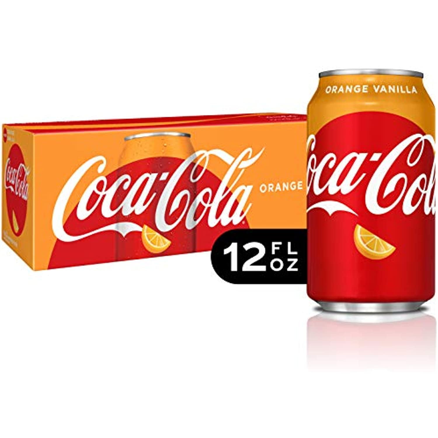 CocaCola Orange Vanilla Soda, 12 Count