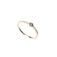 thumbnail image 4 of Anillo abierto de lujo japonés ligero de color azul sueño, anillo de tanzanita azul púrpura retro de palacio, anillo para el meñique, joyería de mano simple y versátil de moda, 4 of 4