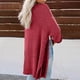 thumbnail image 4 of Suéter de mujer, abrigo, cárdigan, Kimono fluido, cárdigan, vestido frontal abierto, blusa de gasa estampada, Tops sueltos Odeerbi ODB-2, 4 of 6