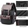 thumbnail image 6 of SPEKSEE Retro Canvas & Leather Laptop Backpack, Unisex 16 Inch Computer Bag for Work Travel & University, Vintage Style Rucksack, 6 of 7
