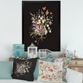 thumbnail image 3 of Designart 'Ancient Floral Summer Wildflowers Arrangement' Traditional Framed Art Print, 3 of 4
