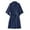 Blue, variant on Baberdicy Robes for Women Bathrobe Wedding Party Soild Sleepwear Pajamas for Bride Women's Satin Nightgown Robe