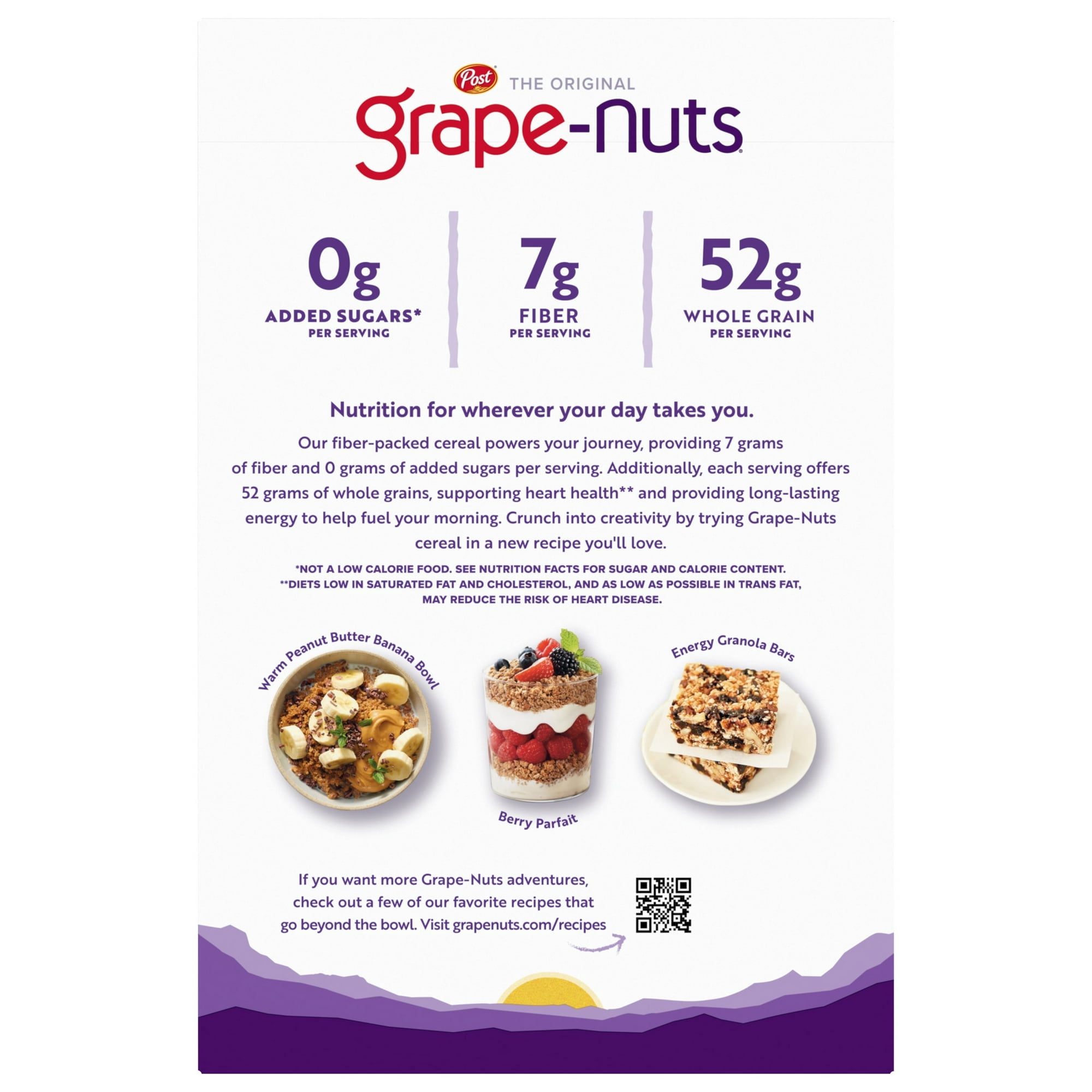 Post Grape Nuts Original Breakfast Cereal, Crunchy Breakfast Cereal 29 oz Box(pack of 2)