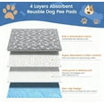 thumbnail image 6 of Puppy Pads with Pheromones, Washable PuppyPad Pee Pads, Ultra-Durable 4-Layer Leak-Proof Training Mats with Non-Slip Bottom for All Breeds, Ideal for Indoor Training & Travel, 6 of 8