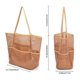 thumbnail image 4 of Sandproof Mesh Beach Bag with Pockets, Waterproof Large Foldable Mesh Swimming Bag Trendy Grocery Shopping Bag Travel Storage Tote Bag for Women, 4 of 5