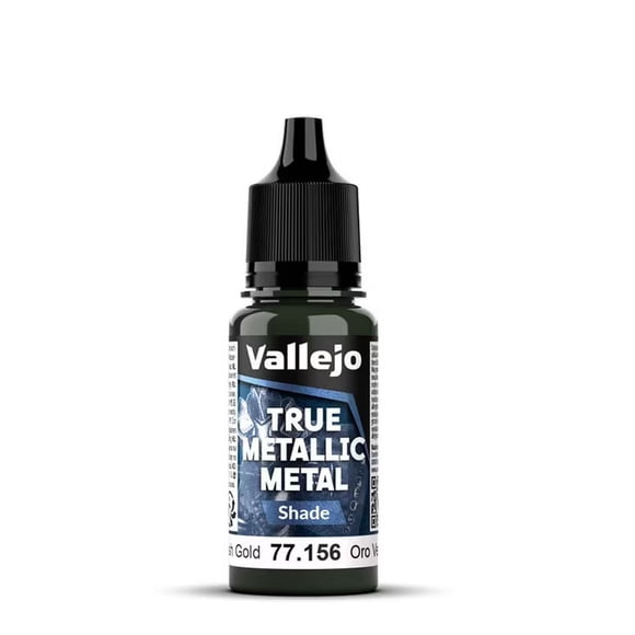 Vallejo True Metallic Greenish Gold Shade