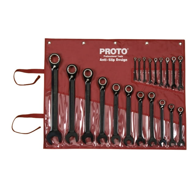 Spline Reversing Combination Ratcheting Wrenches, Inch, 20 per roll