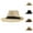 Beige, variant on Floppy Beach Hats for Women – Summer Straw Sun Hat UV Protection, Foldable Wide Brim Fedora Hat with Frayed Edge for Travel, Vacation, Pool and Outdoor Use