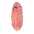 thumbnail image 2 of Peluca Larga de Cosplay, Alta DensiDad de Alta Densidad Fácil de Asegunrar una Peluca Rosa Dañada Textura Sintética Con Flequillo para Cosplay, 2 of 7