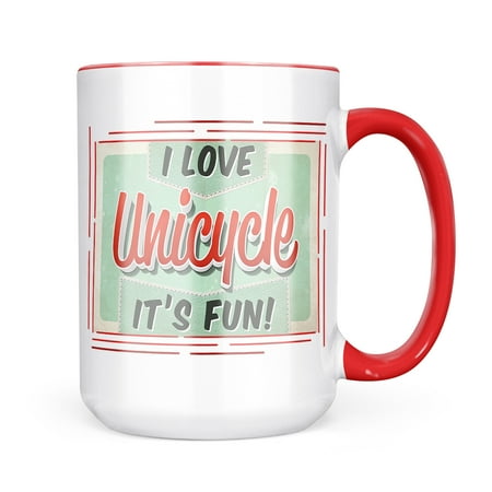 

Neonblond I Love Unicycle Vintage design Mug gift for Coffee Tea lovers