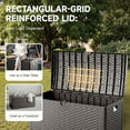 thumbnail image 6 of 80 Gallon Resin Storage Box, All-Weather, Lockable Multi-Purpose Deck Box for Outdoor Cushions, Patio Items, and Garden Equipment, Pure Brown, 6 of 7
