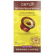 The Coffee Bean & Tea Leaf, Single Origin Colombia Brew Coffee Capsules for Caffitaly Brewers, 16-Count Pods