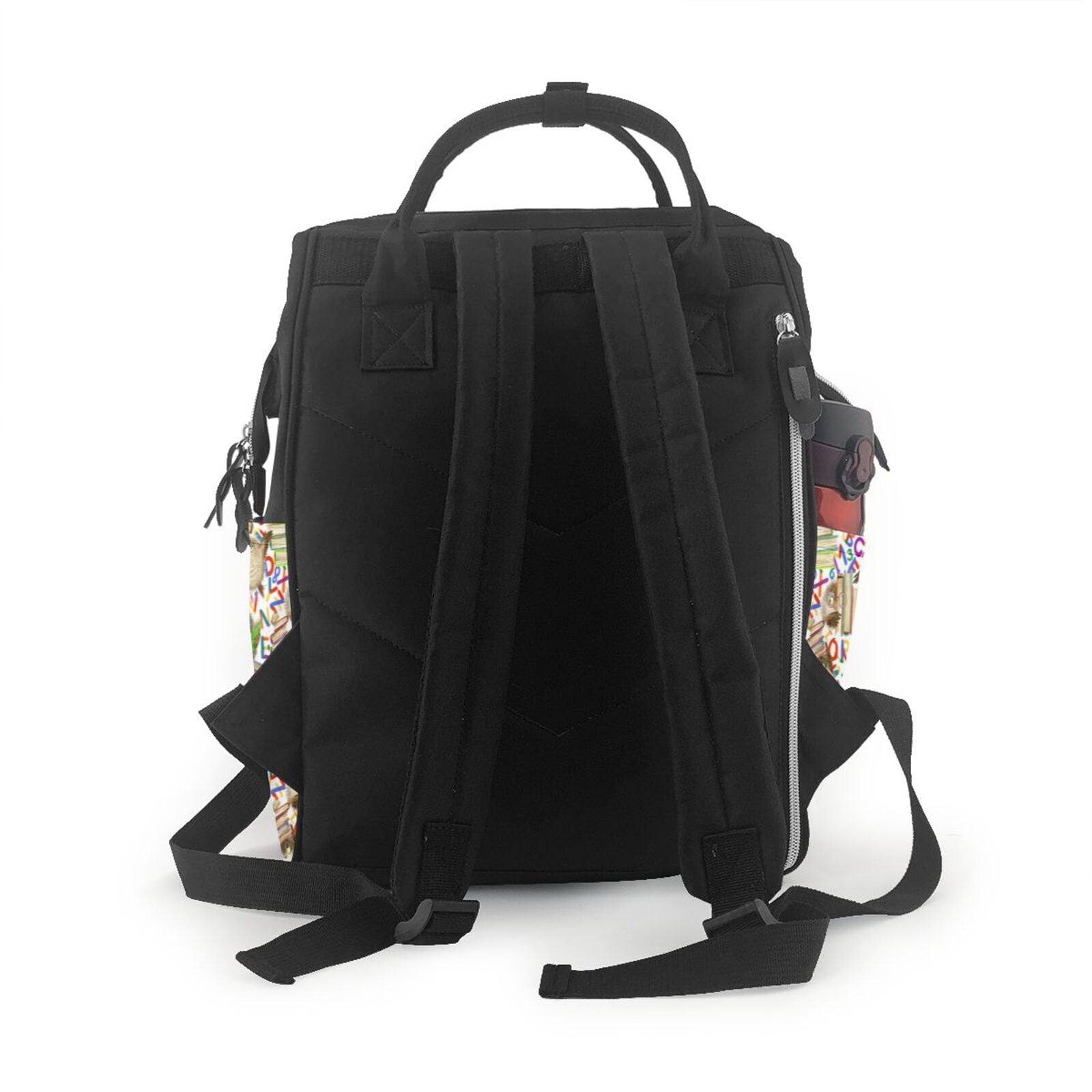 Xecao Owl Back To School print Large Capacity Nappy Bag is a multi-functional waterproof travel backpack, perfect as a nursing bag or mummy backpack for women