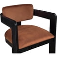thumbnail image 2 of Pemberly Row Contemporary Cognac Velvet Dining Chair (Set of 2), 2 of 10