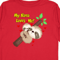 thumbnail image 4 of Inktastic My Nana Loves Me Boys or Girls Long Sleeve Toddler T-Shirt, 4 of 5