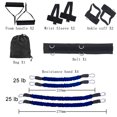thumbnail image 3 of Resistencia cintura pierna rebote bandas gimnasio en casa estiramiento correa conjunto azul JShteea  Para Estrenar, 3 of 9