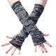 thumbnail image 5 of Guantes Rasgados Steampunk Hugo Guantes Negros Sin Dedos, 5 of 7