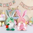 thumbnail image 4 of Easter Decorations, Plush Easter Bunny Handmade Swedish Tomte Elf Stuffed Doll Rabbit Gifts Cute Easter Bunny Easter Bunny Doll Plush Spring Ornaments, Style A, 4 of 8