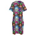 thumbnail image 4 of Boognish-vestido holgado de arcoíris con bolsillo para mujer Vestidos de Noche de lujo para mujer vestidos de fiesta para ocasis especiales, 4 of 6