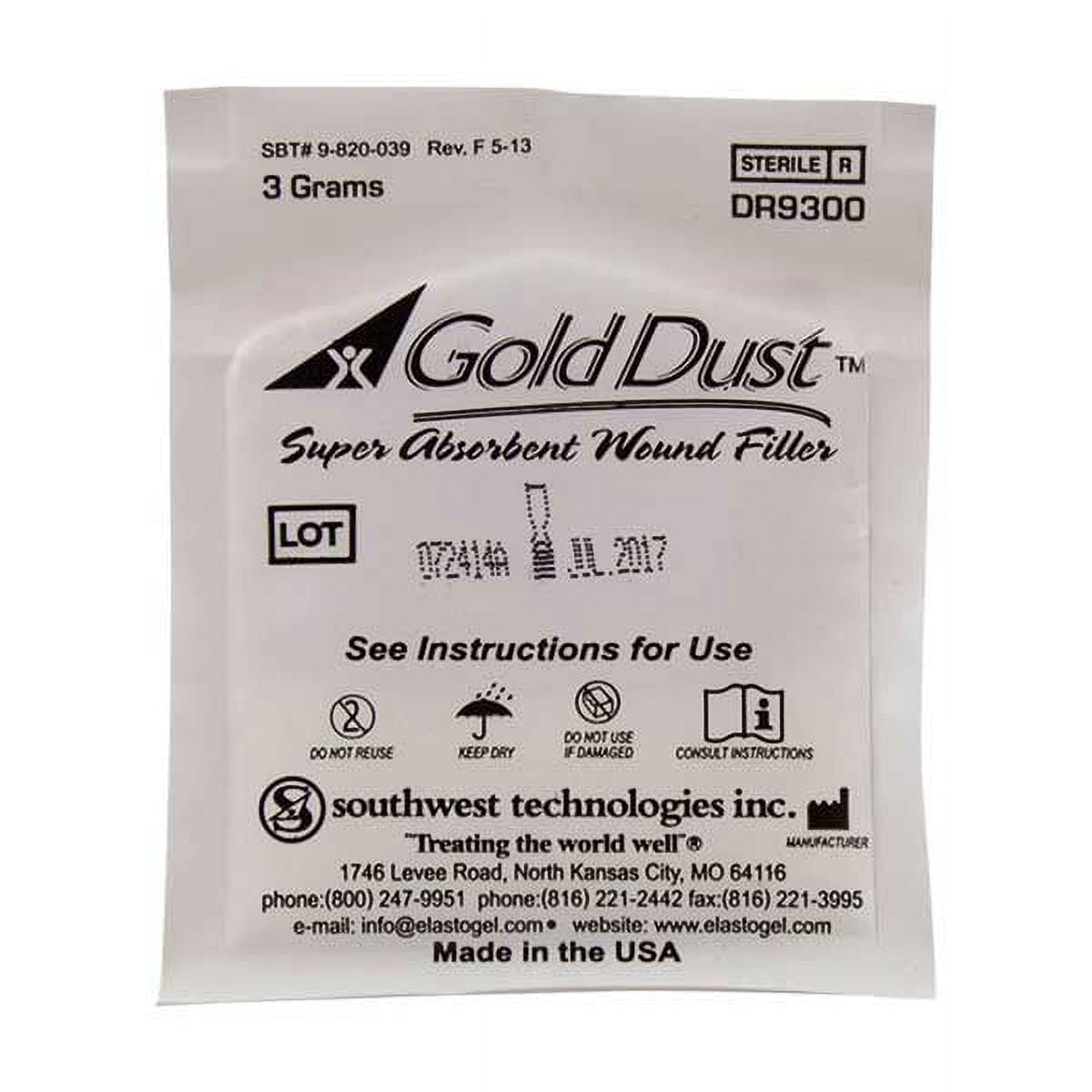 green emerald velvet dress Gold Dust Super Absorbent Wound Filler 10 packets/box 3 grams/packet D –  Rehab Supply Shoppe main image 1