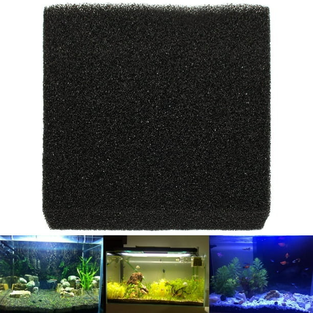 20''x20''x2'' Black Biological Cotton Filter Foam Pond Aquarium Fish