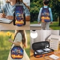 thumbnail image 3 of Bulopur Fire Tractor Boys 17" Backpack Set, 4 Piece School Bag with Lunch Box, Water Bottle Sleeve and Pencil Case, Cool Lightning Farm Tractor Bookbag for Kids, 3 of 8