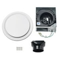 thumbnail image 6 of Homewerks 80 CFM 1.1 Sones Round Bathroom Ventilation Exhaust Fan in White, 6 of 8