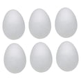 thumbnail image 3 of Huevos de Pascua de espuma, versátiles, lisos, para pintar, para rellenar cestas, hechos a mano 6 piezas de 15 cm, 3 of 8